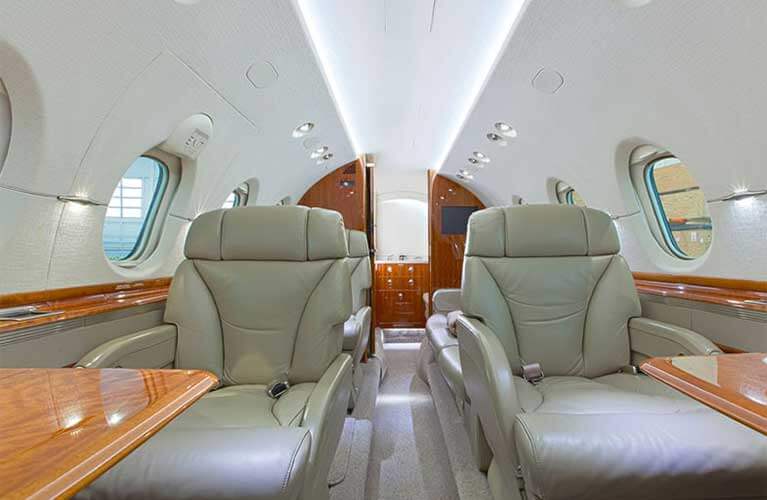 hawker luxury jet private charter