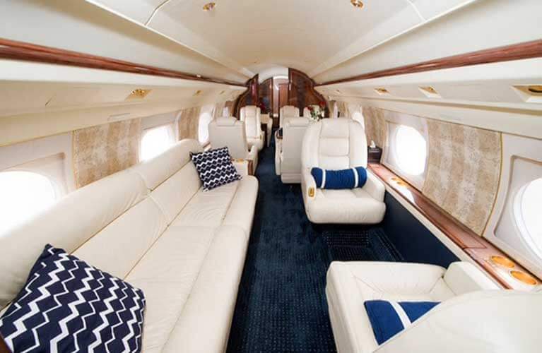 gulfstream luxury jet private charter
